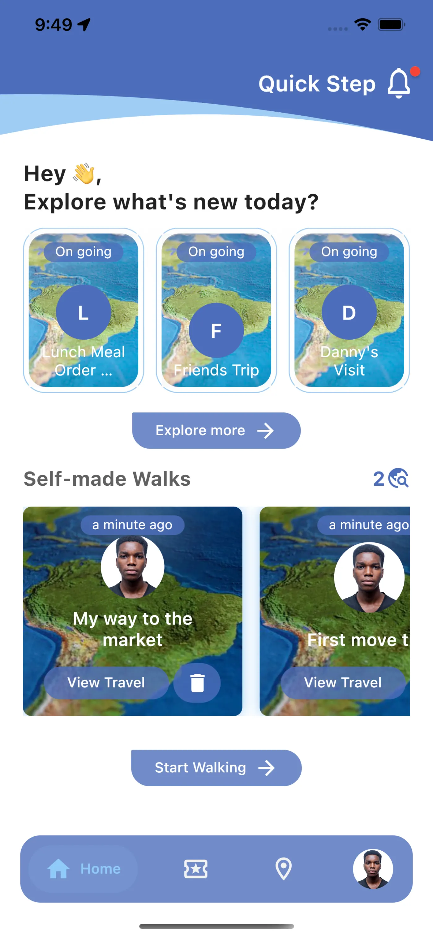 Quickstep App preview